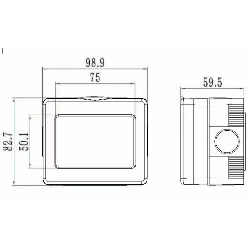 Soket Suis Kalis Cuaca 13A HK4113-WP