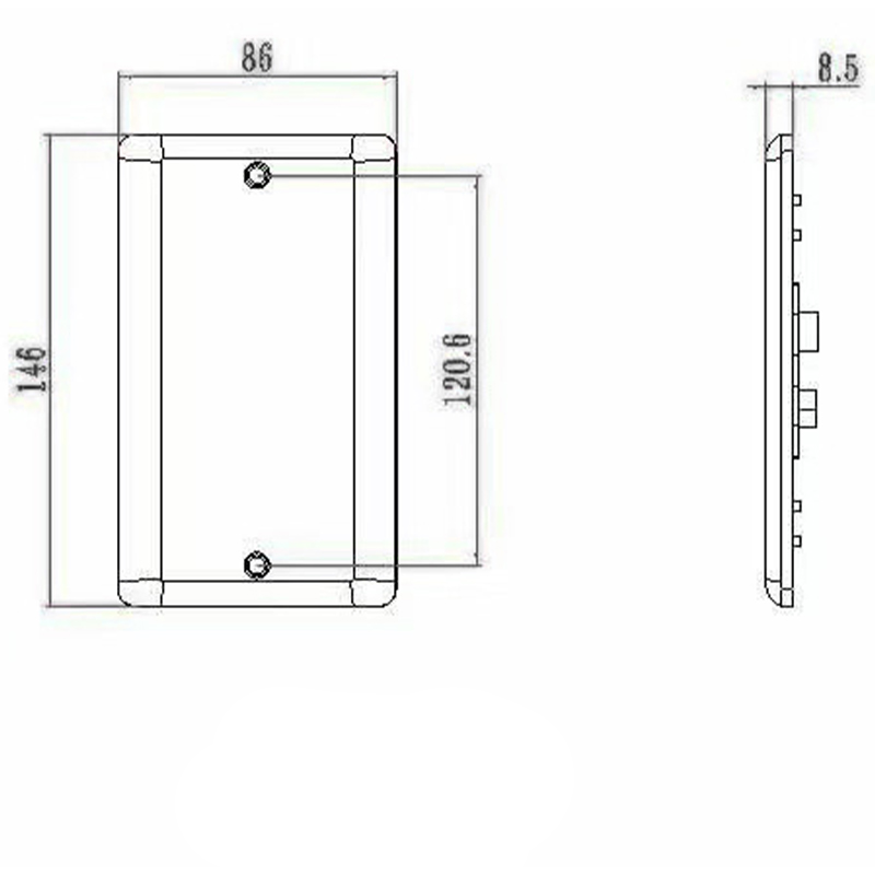 Bakelite 13A 2 geng soket suis tiang tunggal HK6213F